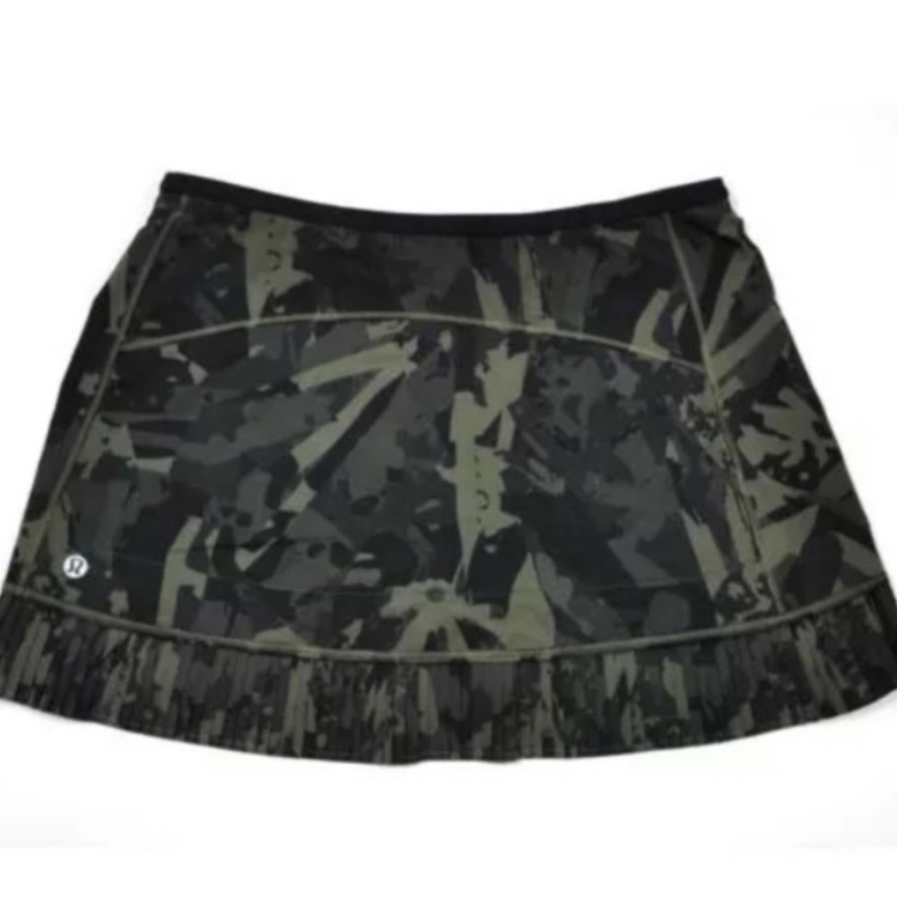 🍋LULULEMON HIGH RISE CITY SKY RUN BY SKIRT/CAMO, 8